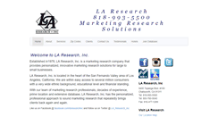 Desktop Screenshot of laresearchinc.com